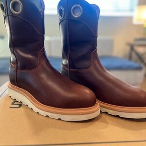 Men’s Size 8 Tecovas LH WP Roper Workboot with Composite Toe BNIB